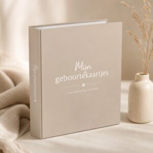 Fyllbooks Bewaarbundel Geboortekaartjes Beige A5