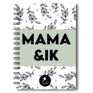 Studio Ins & Outs Invulboek 'mama & Ik' Groen