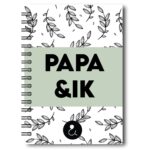 Studio Ins & Outs Invulboek 'papa & Ik' Groen