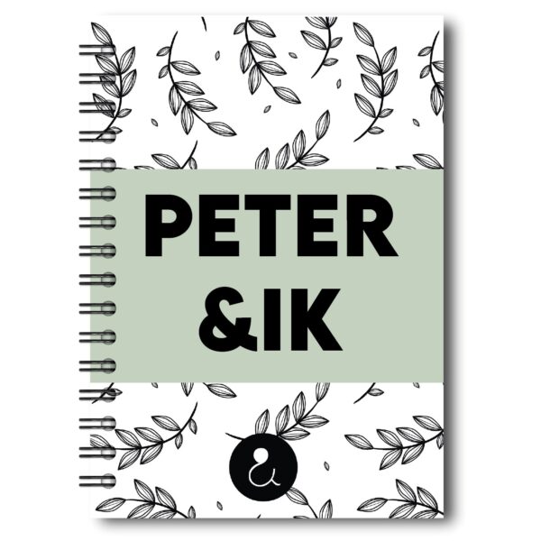 Studio Ins & Outs Invulboek 'peter & Ik' Groen
