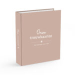 Fyllbooks Bewaarbundel Trouwkaarten Roze A5