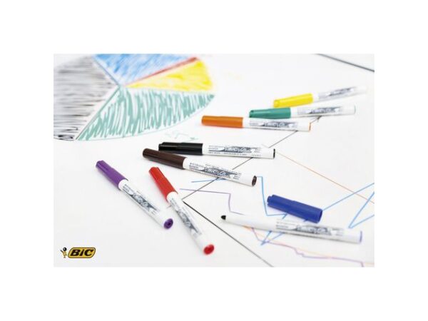 Bic Velleda Viltstift Whiteboard Rond 1.4 Mm 8 Kleuren 3