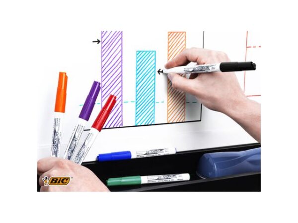 Bic Viltstift Whiteboard Rond 1.4 Mm 4 Kleuren 3