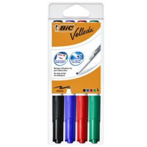 Bic Viltstift Whiteboard Rond 1.4 Mm 4 Kleuren