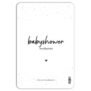 Fyllbooks Babyshower Invulkaarten 15 Stuks A5 (1)