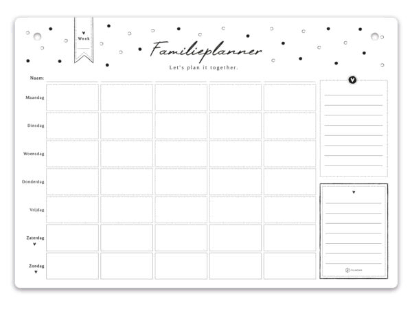 Fyllbooks Whiteboard Familieplanner A3 (2)