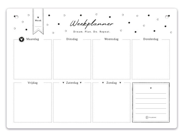 Fyllbooks Whiteboard Weekplanner A4 (2)