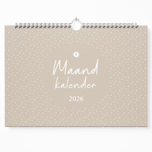 Maandkalender 2026 Voorkant