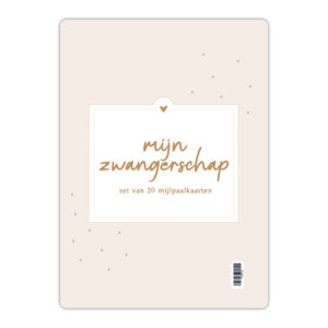 Mijlpaalkaarten Zwangerschap Voorkant