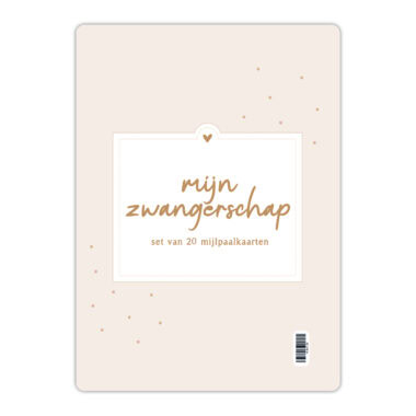 Mijlpaalkaarten Zwangerschap Voorkant