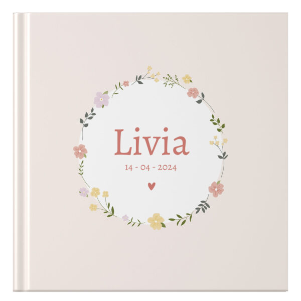 Ontwerp Je Eigen Babyboek Floral Wreath (1)