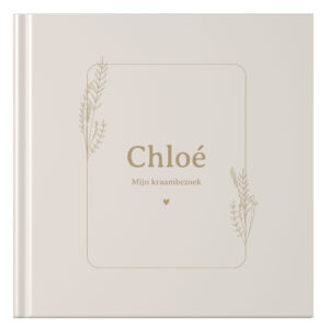 Ontwerp Je Eigen Kraambezoekboek Flower Chique (1)