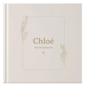 Ontwerp Je Eigen Kraambezoekboek Flower Chique (1)
