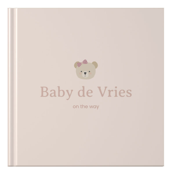 Ontwerp Je Eigen Zwangerschapsdagboek Pink Bear (3)