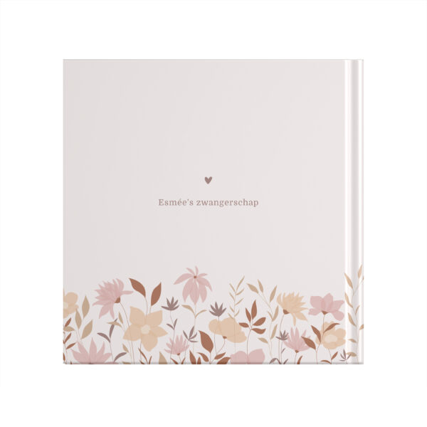 Ontwerp Je Eigen Zwangerschapsdagboek Vintage Flowers (1)