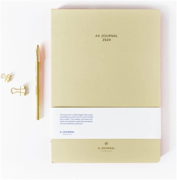 My A Journal Jaaragenda 2024 Beige A4 (3)