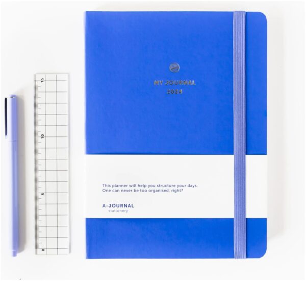 My A Journal Jaaragenda 2024 Blauw (2)