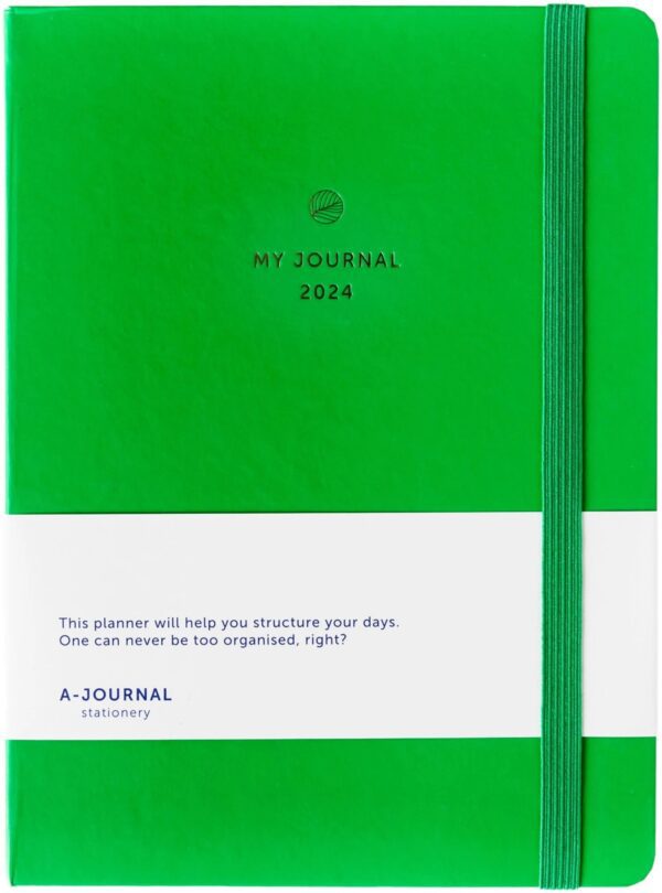 My A Journal Jaaragenda 2024 Bright Green (1)