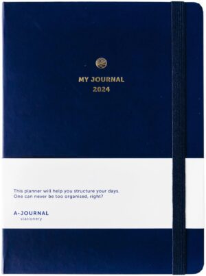 My A Journal Jaaragenda 2024 Donkerblauw (1)