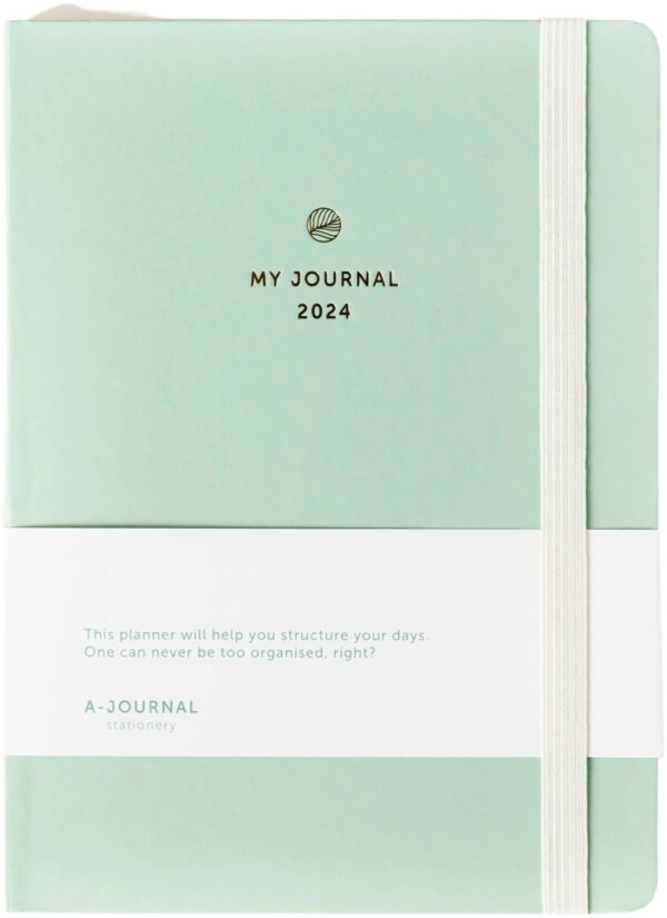 My A Journal Jaaragenda 2024 Mintgroen (1)