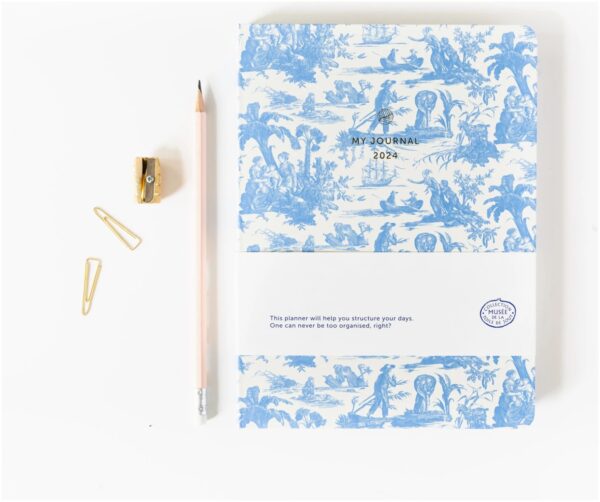 My A Journal Jaaragenda 2024 Toile De Jouy (3)