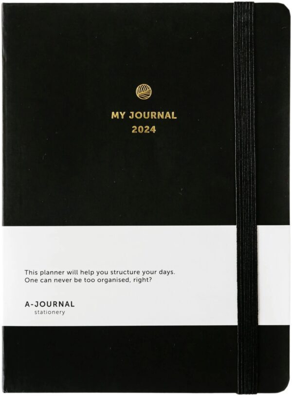 My A Journal Jaaragenda 2024 Zwart (1)