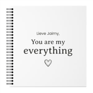 Ontwerp Je Eigen De Allerliefste Dat Ben Jij Invulboekje You Are My Everything (1)