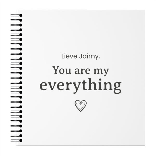 Ontwerp Je Eigen De Allerliefste Dat Ben Jij Invulboekje You Are My Everything (1)