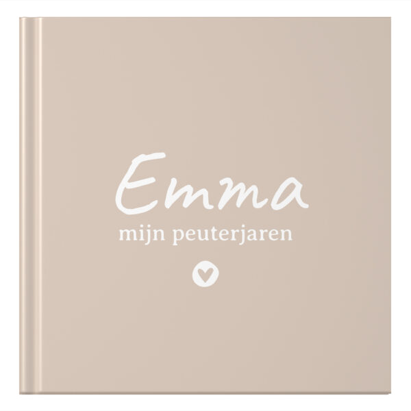 Ontwerp Je Eigen Opgroeiboek Beige Heart (1)