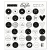 Fyllbooks Stickervel Liefde Zwart Wit