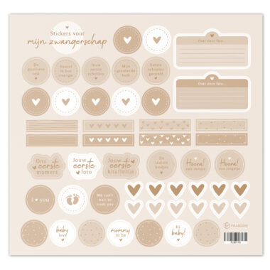 Fyllbooks Stickervel Mijn Zwangerschap Set 1