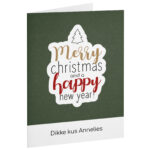 Ontwerp Je Eigen Kerstkaart Dubbel A6 Staand Holly Jolly (2)