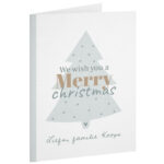 Ontwerp Je Eigen Kerstkaart Dubbel A6 Staand Minty Tree (2)