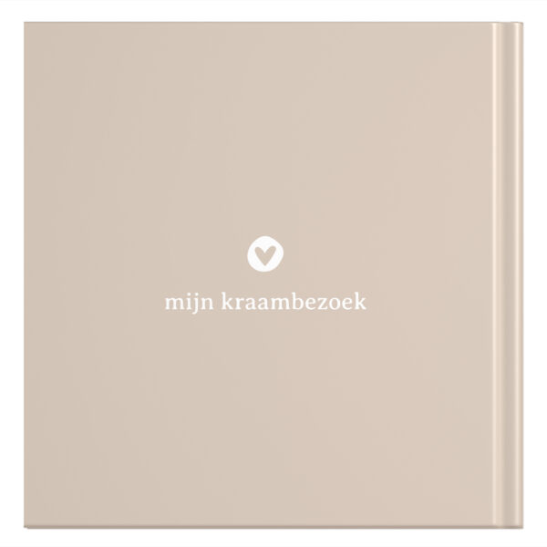 Ontwerp Je Eigen Kraambezoekboek Beige Heart (2)