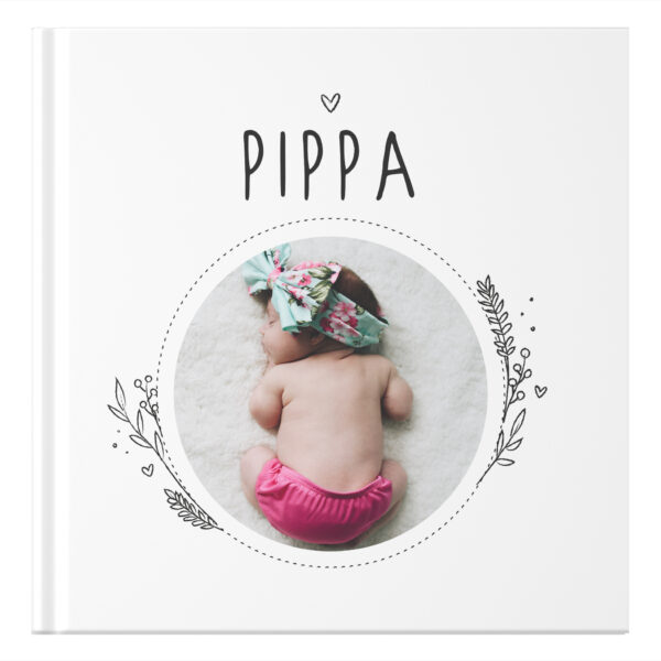 Ontwerp Je Eigen Kraambezoekboek Floral Baby (2)