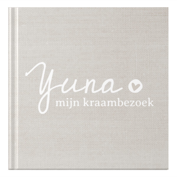 Ontwerp Je Eigen Kraambezoekboek Linnenlook Taupe (3)