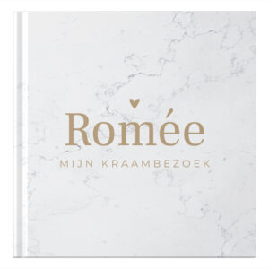 Ontwerp Je Eigen Kraambezoekboek Marble White (3)