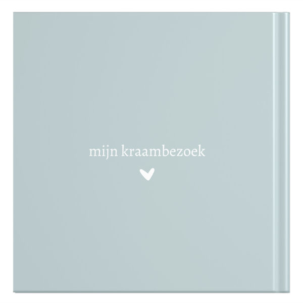 Ontwerp Je Eigen Kraambezoekboek Minty Florals (1)