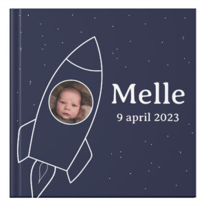 Ontwerp Je Eigen Kraambezoekboek Space Baby (1)