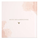 Ontwerp Je Eigen Kraambezoekboek Watercolour Picture Pink (2)