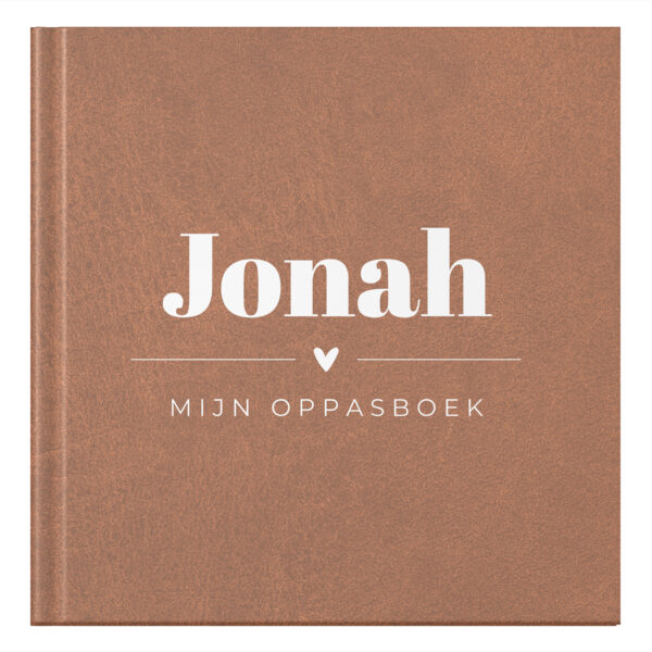 Ontwerp Je Eigen Oppasboek Leatherlook Love (3)