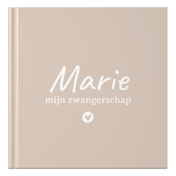 Ontwerp Je Eigen Zwangerschapsdagboek Beige Heart (3)