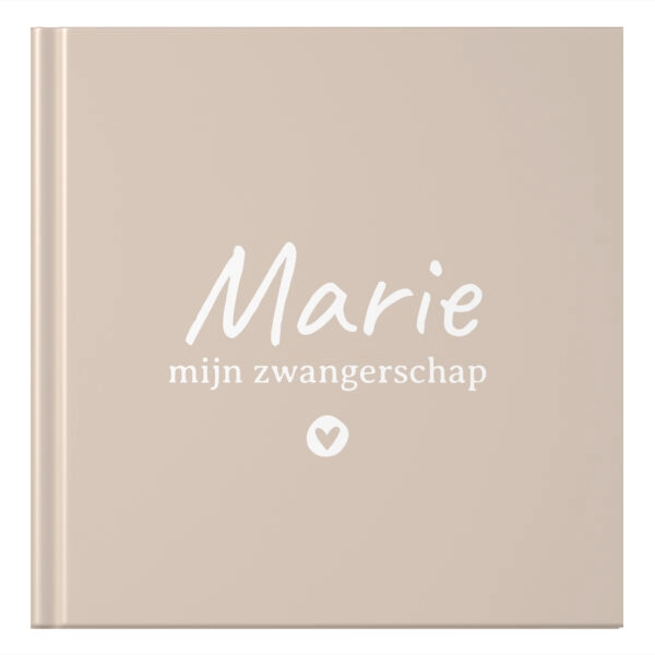 Ontwerp Je Eigen Zwangerschapsdagboek Beige Heart (3)