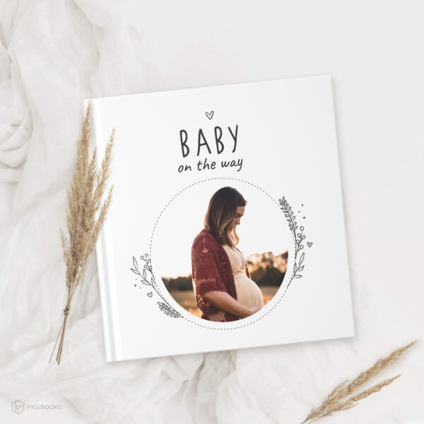 Ontwerp Je Eigen Zwangerschapsdagboek Floral Baby (1)