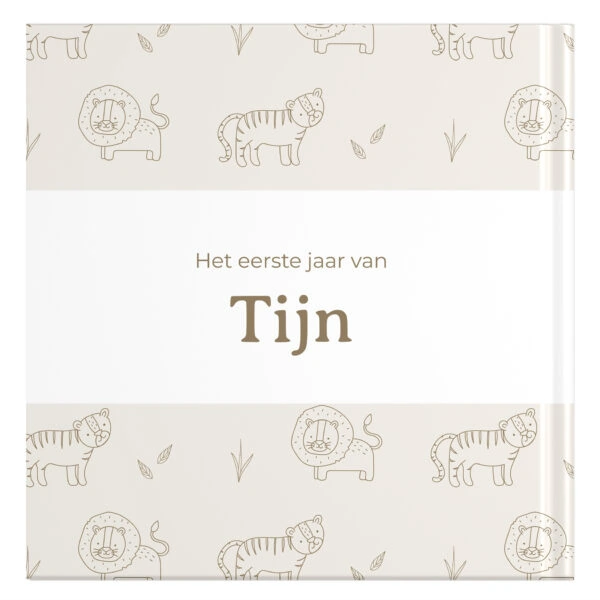 Ontwerp Je Eigen Babyboek Tigers & Lions (2)