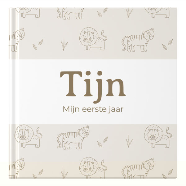 Ontwerp Je Eigen Babyboek Tigers & Lions (3)