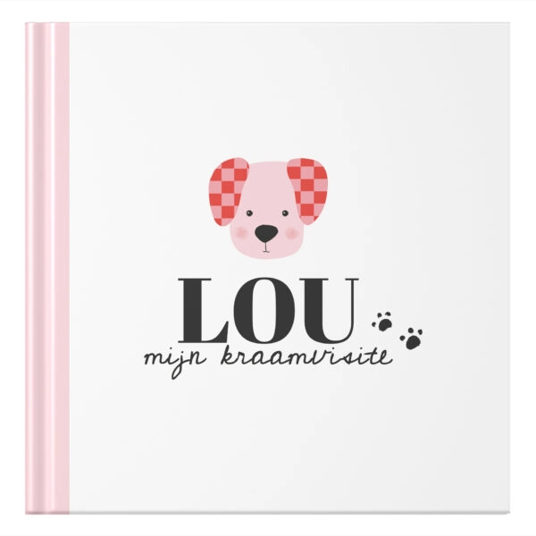 Ontwerp Je Eigen Kraambezoekboek Checkered Dog (1)