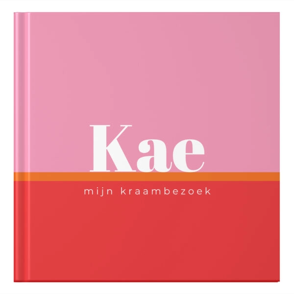 Ontwerp Je Eigen Kraambezoekboek Color Blocking Pink (1)