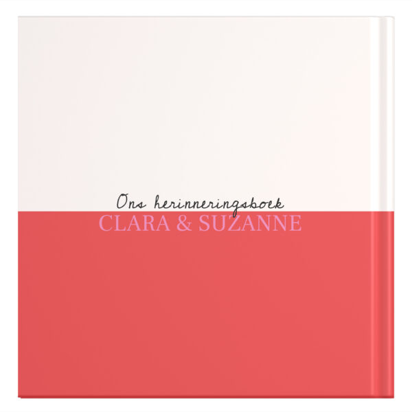 Ontwerp Je Eigen Moeder & Dochter Herinneringsboek Pink & Red (2)