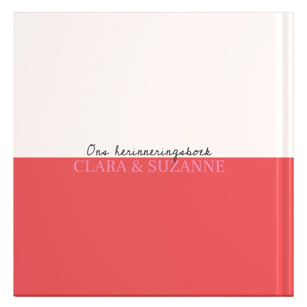 Ontwerp Je Eigen Moeder & Dochter Herinneringsboek Pink & Red (2)
